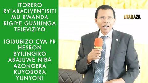 Itorero rigiye gushinga Televiziyo/Igisubizo cya Byilingiro abajijwe niba azongera kuyobora Yunyoni