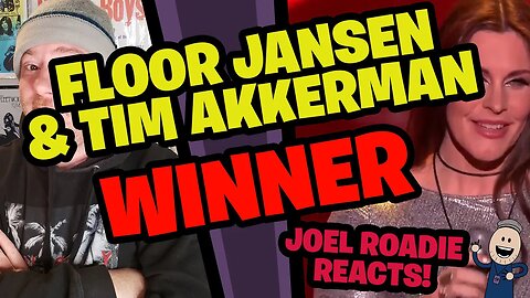 Tim Akkerman & Floor Jansen - Winner | Live at NOC*NSF award show - Roadie Reacts