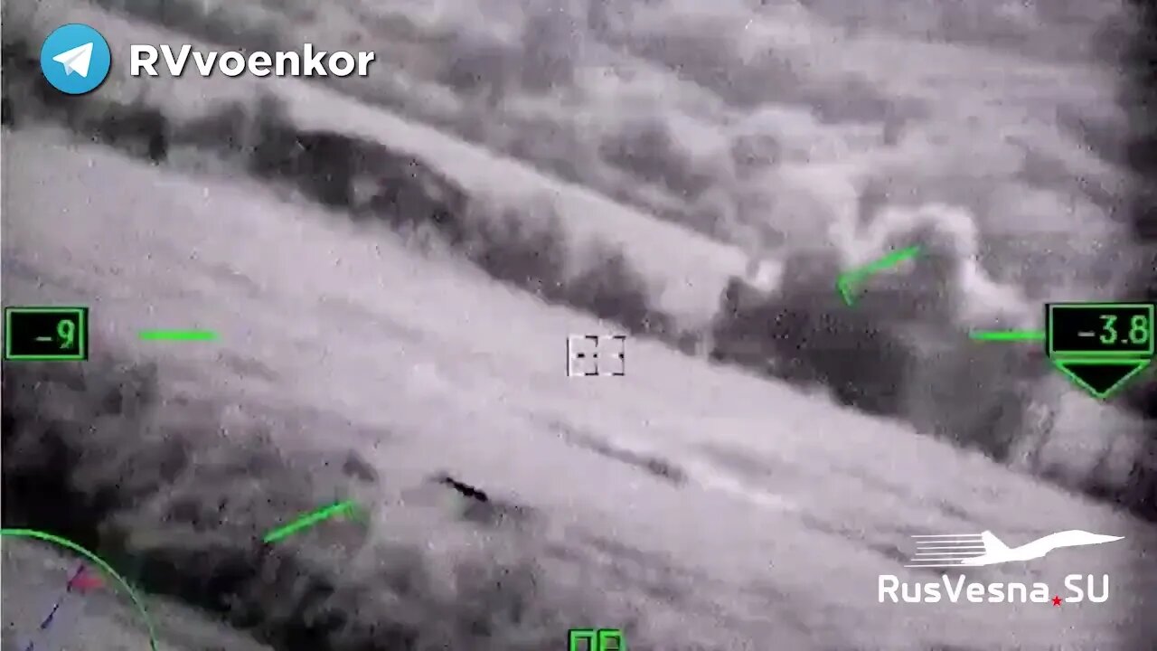 Russian Strikes On All Fronts: Shots Of Missiles Destroying Ukrainian Personnel & Positions