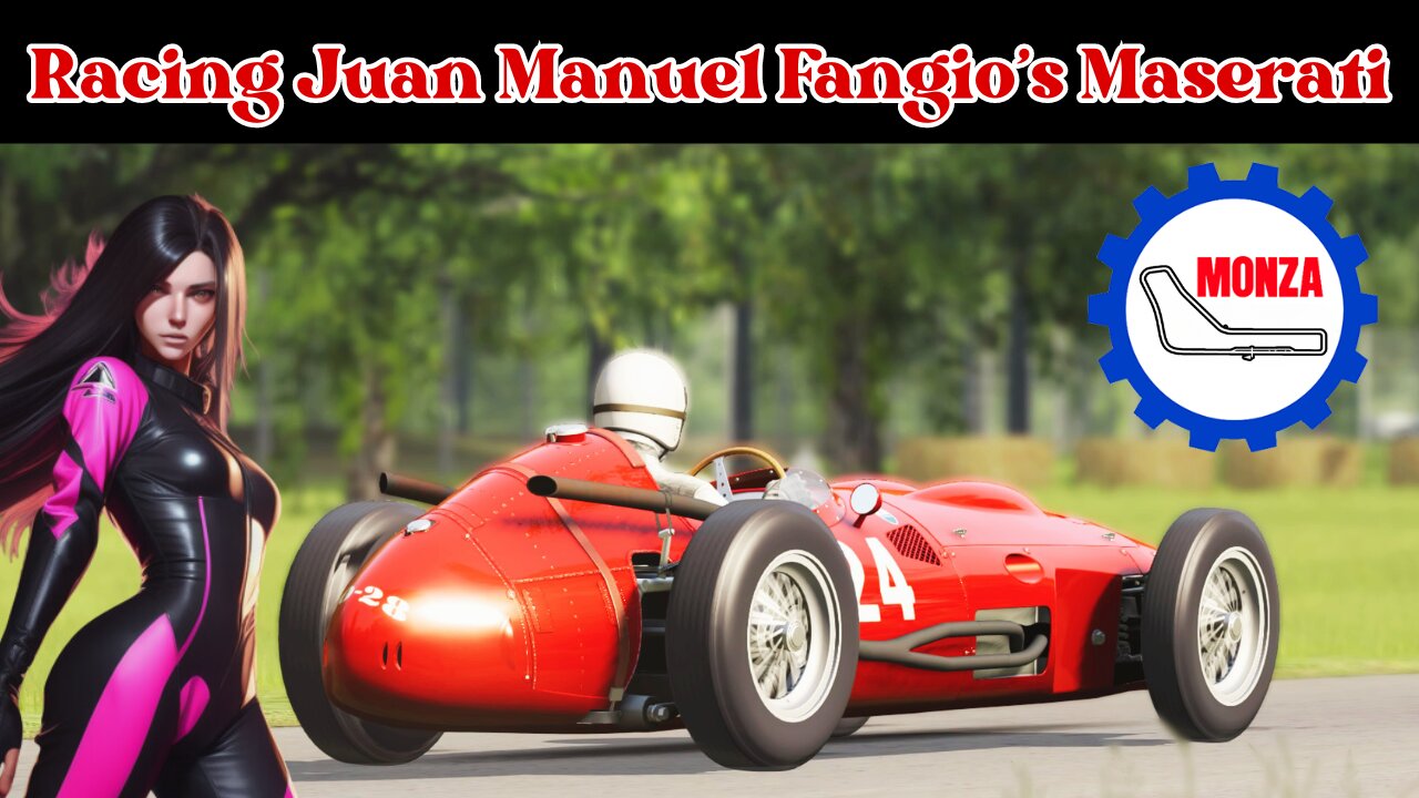 Reviving Fangio's Maserati 250F at Monza #assettocorsa #fangio #simracing #ps5