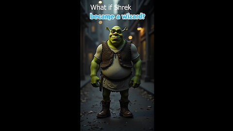 Shrek as a Wizard!