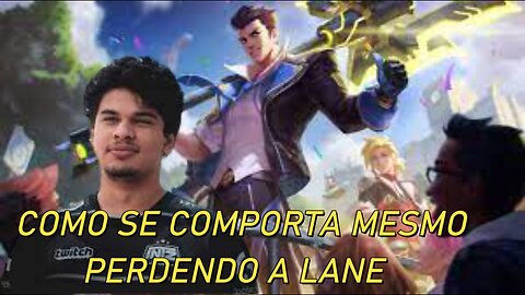 AYEL MOSTRANDO COMO JOGAR NA LANE MESMO PERDENDO VODs LEAGUE OF LEGENDS