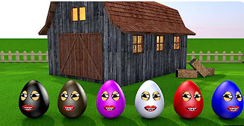 Learning Colors – Colorful Eggs on a Farm