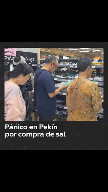 Vertido nuclear en Japón provoca demanda masiva de sal marina en Pekín
