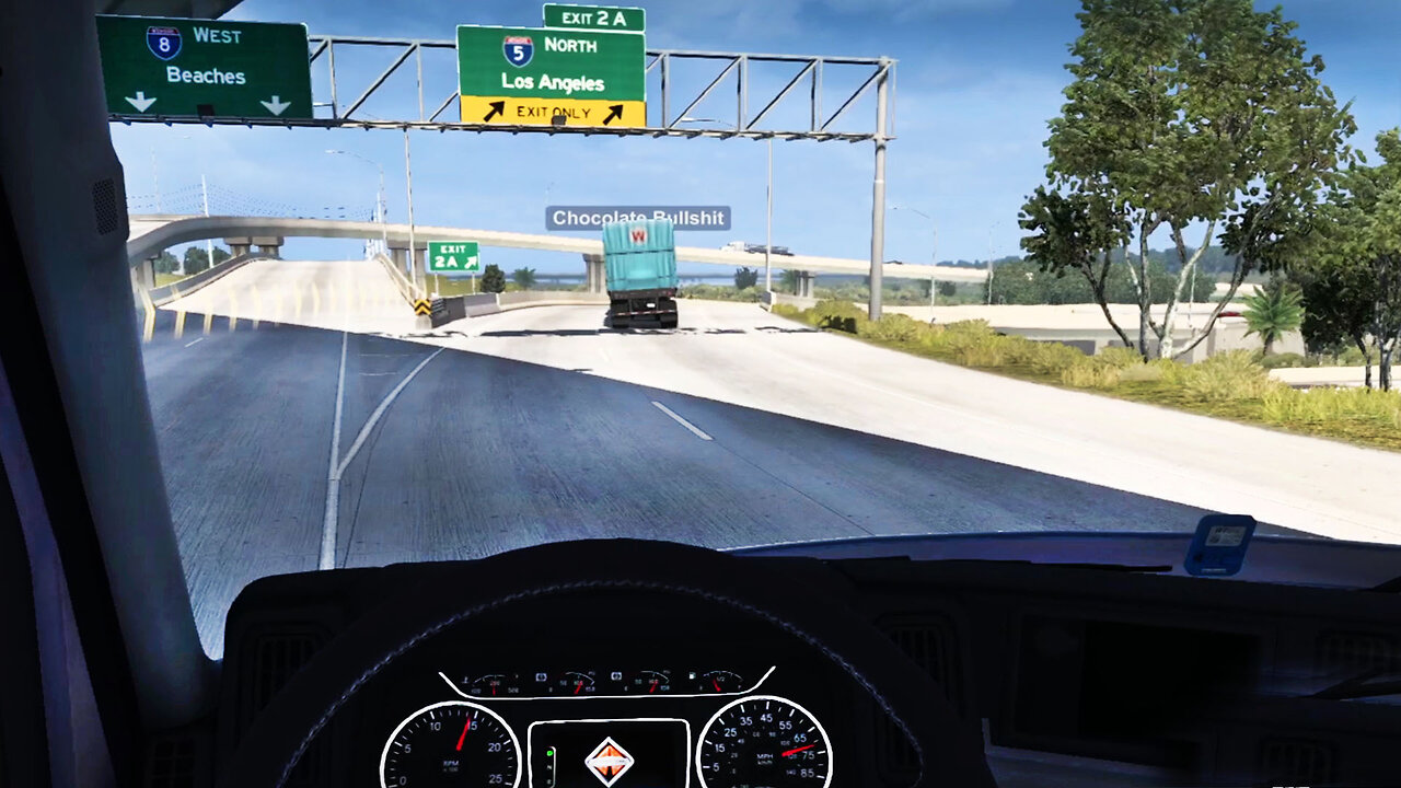 American Truck Sim Chased By a Hacker!