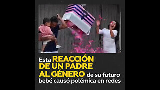 Fiesta de revelación no sale como esperaba el padre y su reacción genera críticas en la Red