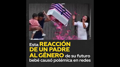 Fiesta de revelación no sale como esperaba el padre y su reacción genera críticas en la Red