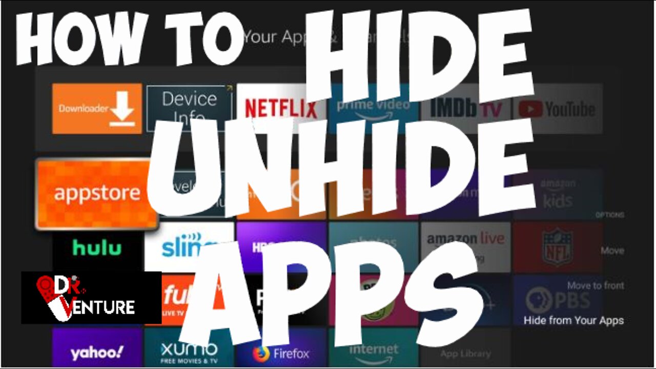 How to Hide & Unhide App Icons from the Amazon Fire Device