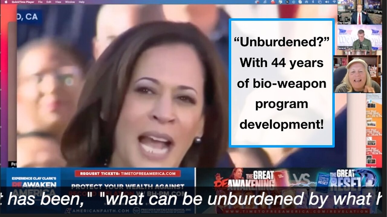 “Unburdened?” With 44 years of bio-weapon program development!