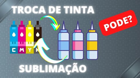 Como fazer a troca de tinta sublimatica da sua impressora?