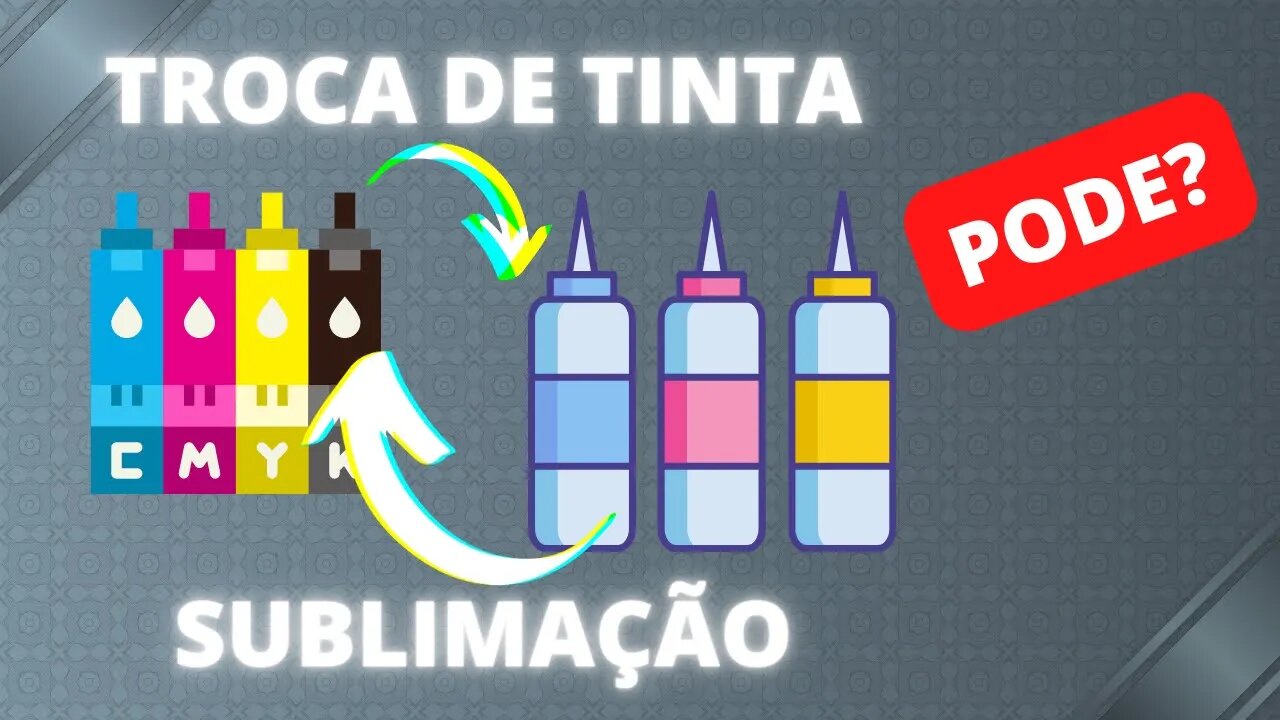 Como fazer a troca de tinta sublimatica da sua impressora?