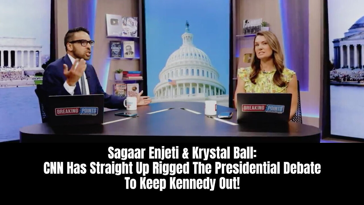 Sagaar Enjeti & Krystal Ball: CNN Has Straight Up Rigged The Presidential Debate To Keep Kennedy Out