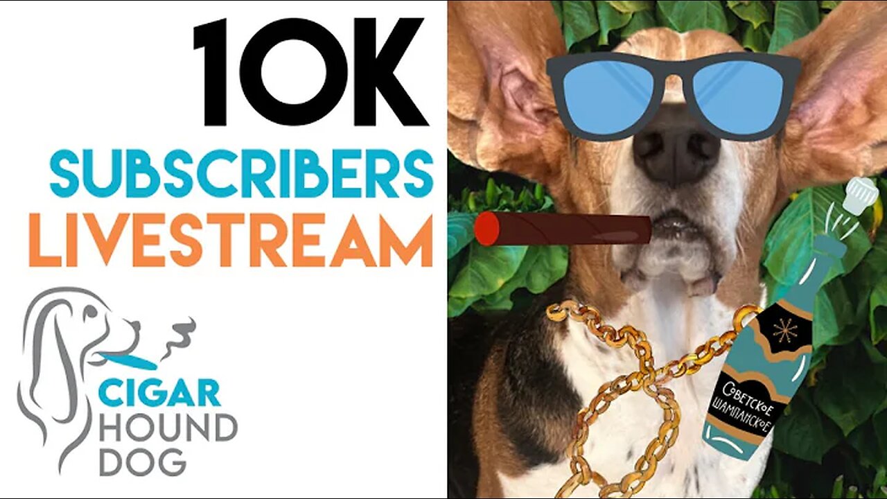 10K Subscribers Livestream Celebrating @cigarhounddog