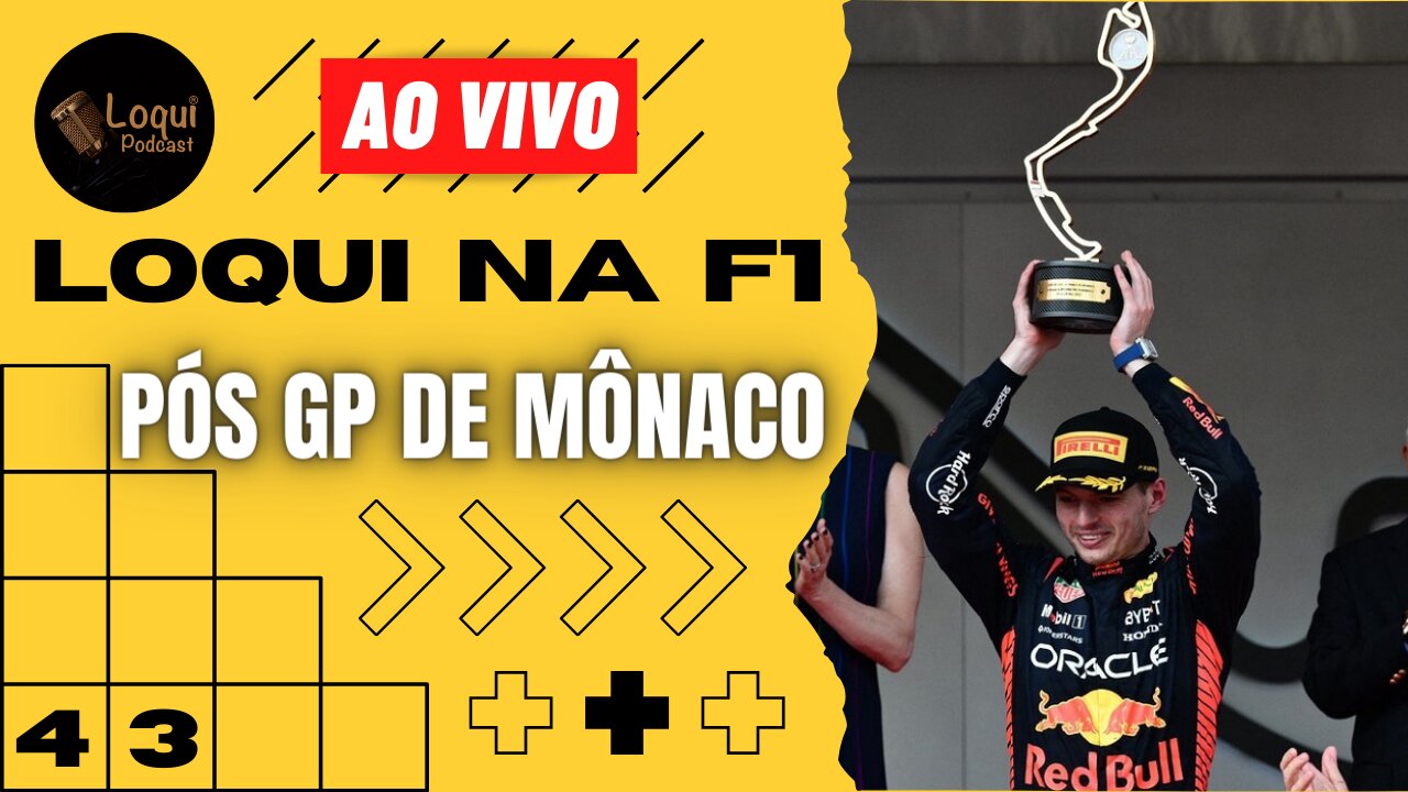 Pós GP de MÔNACO - F1 2023* 🏆 Etapa 6/22** 🏁 Loqui na F1 - 6 🎙Loqui Podcast #043