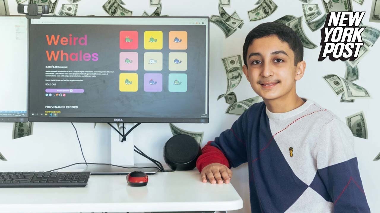 Meet 12-year-old Benyamin Ahmed who made $1 million creating NFTs