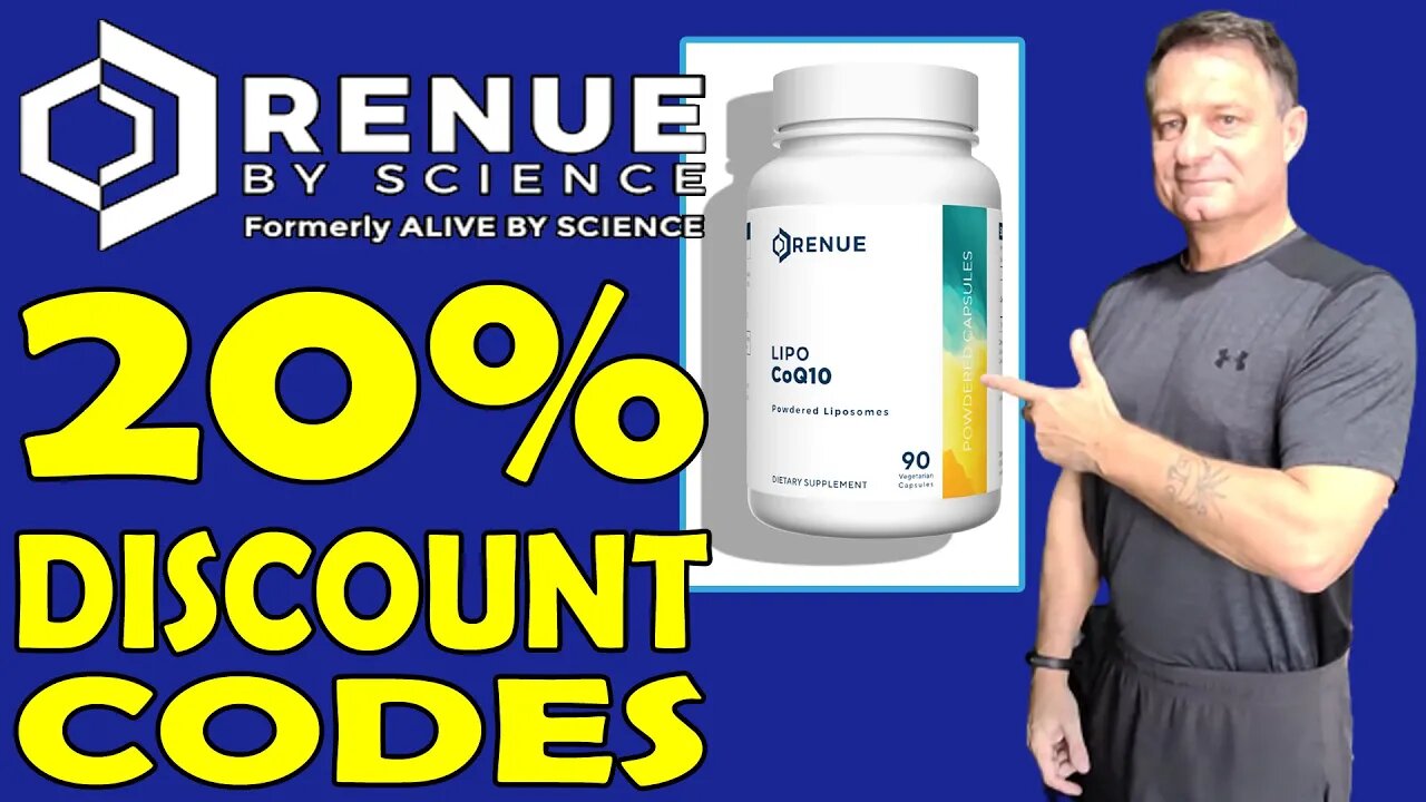 20% DISCOUNT Code (20VQSALE) | Renue by Science – Liposomal coQ10