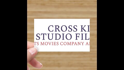 Cross kick Studio Films Business Card