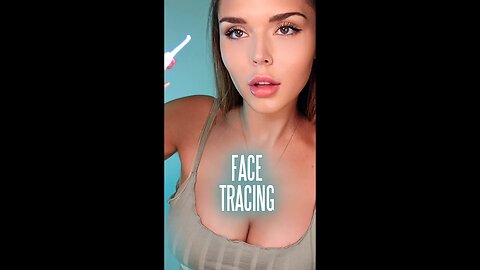 Face tracing delivers all the tingles #asmr #shorts