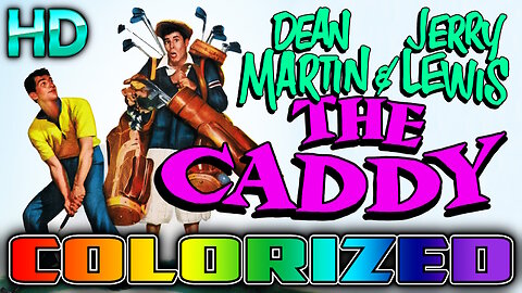 The Caddy - AI COLORIZED - Comedy Starring Jerry Lewis & Dean Martin