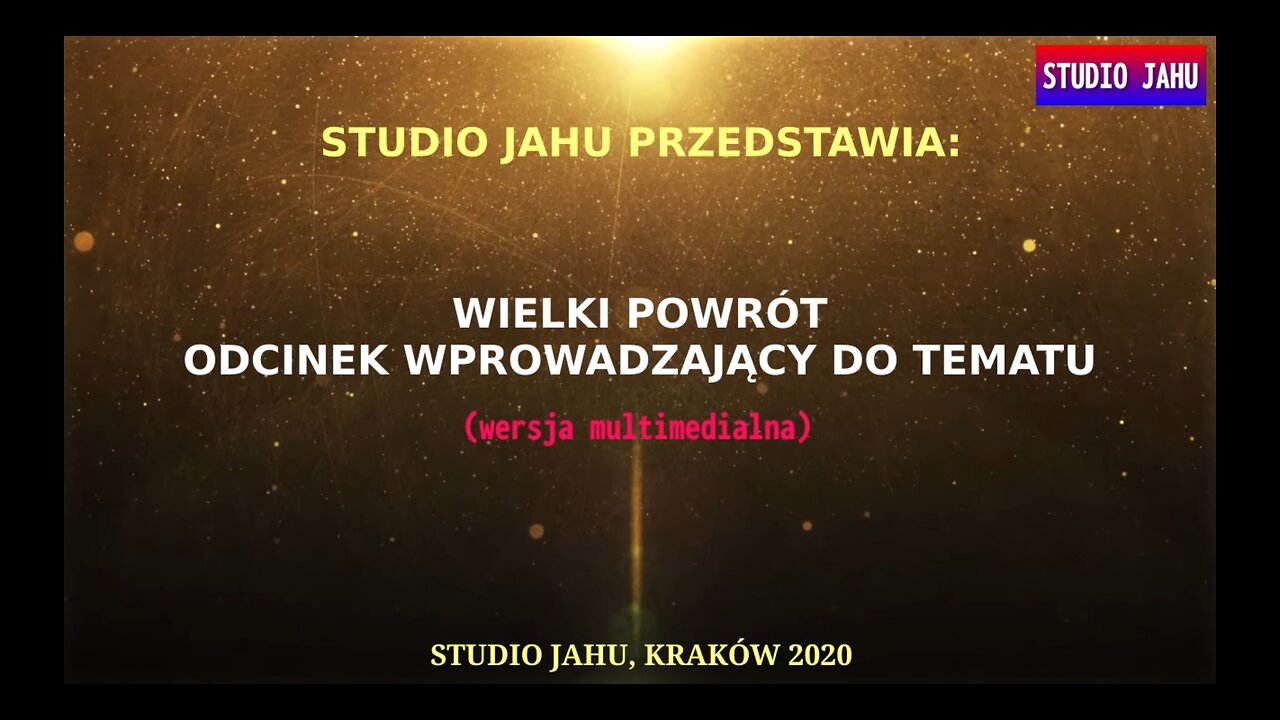 Wielki powrót Studio Jahu 2020. Wprowadzenie do tematu.