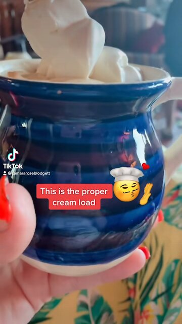 I have cream in my coffee on feed days 😋