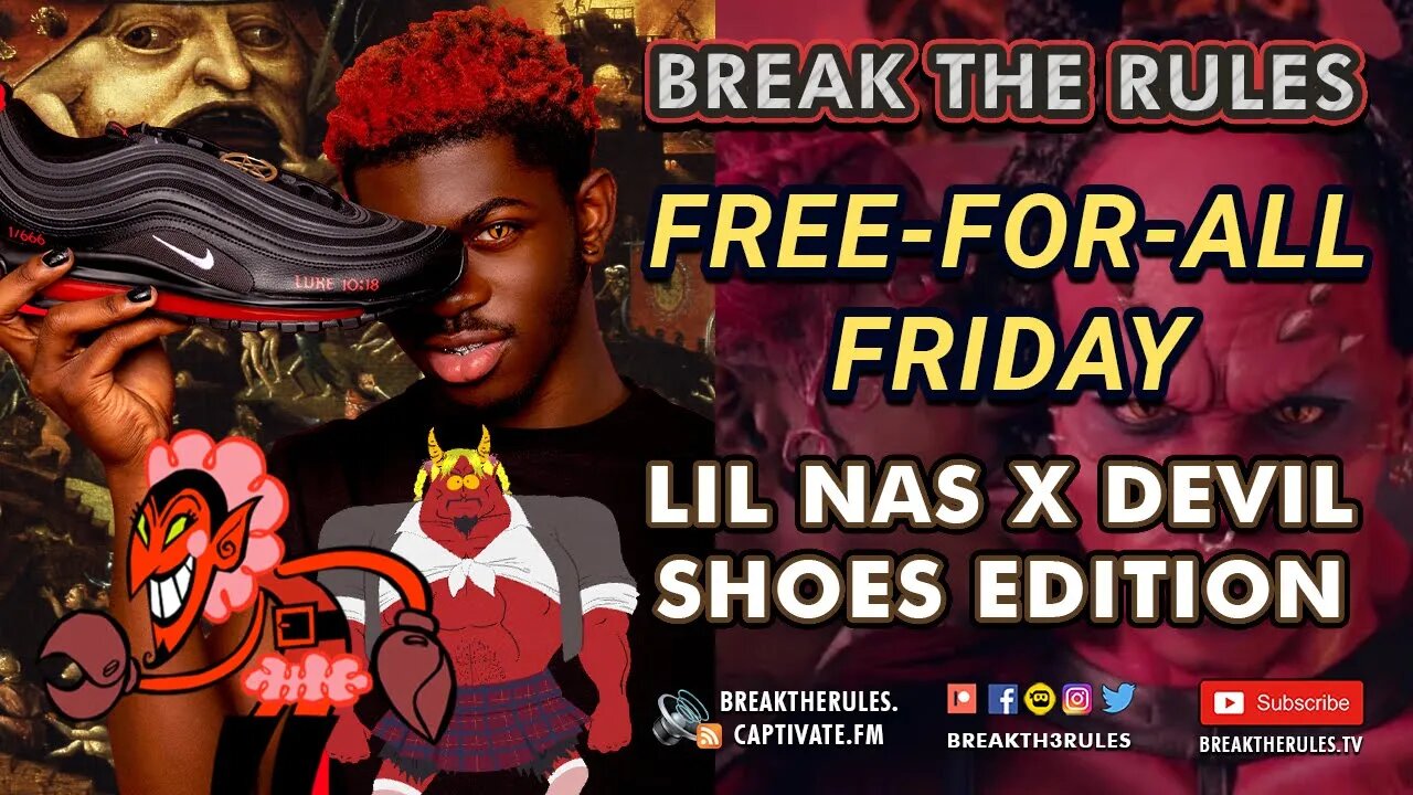 Free-For-All Friday - Lil Nas X Devil Shoes Edition