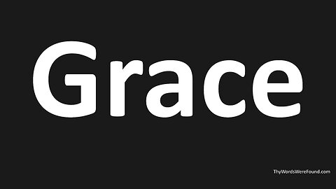 John 4:1-10 - Grace