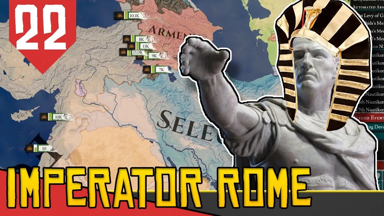 A Resistência do LIXO - Imperator Rome Egito #22 [Gameplay PT-BR]