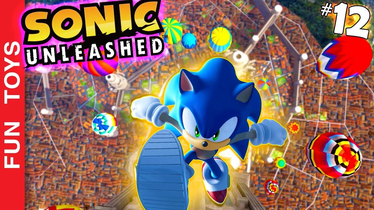 SONIC UNLEASHED #12 🔵 Uma fase de CORRIDA em Spagonia. E ficamos TOTALMENTE perdidos de novo kkkkk 😂