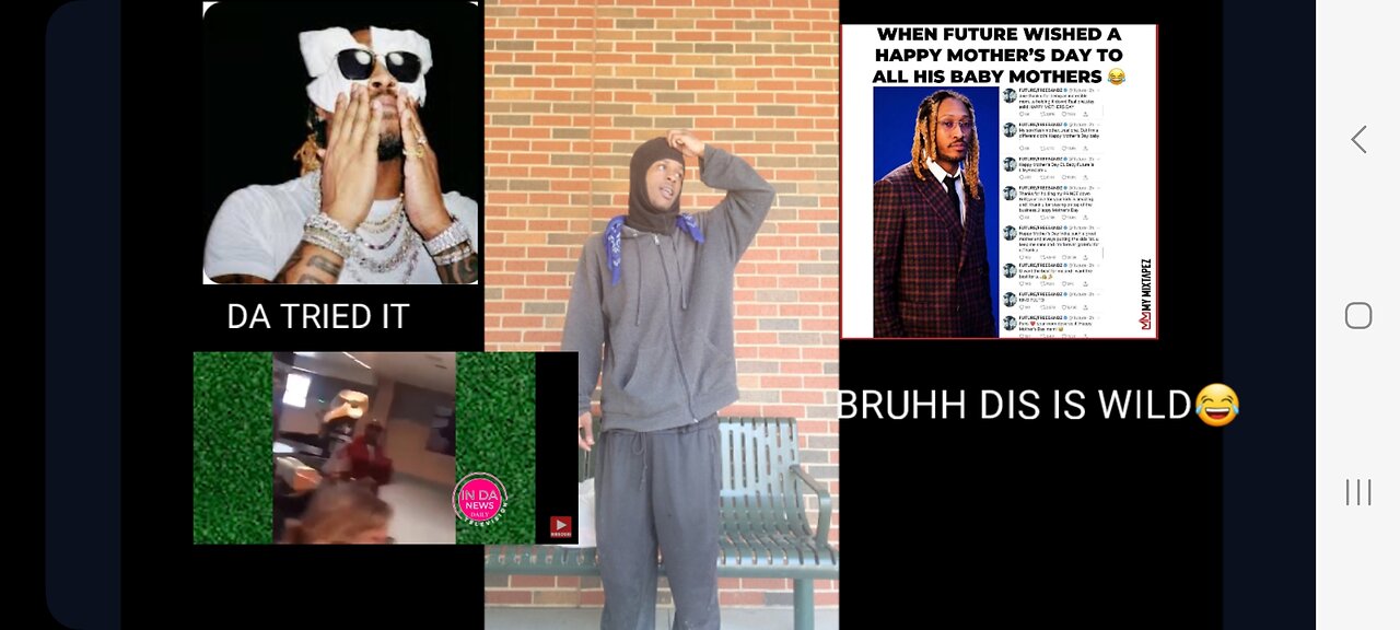 CHECKNOUT FUTURE SECURITY GUARD BEATIN AN PLUTO SAYIN HAPPY MD TOO ALL HES BM 😂😂💀💪🏾💯