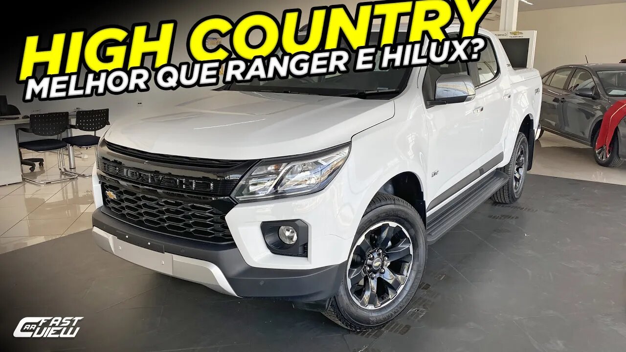 CHEVROLET S10 HIGH COUNTRY 4X4 TURBO DIESEL 2022! MELHOR PICAPE DA CATEGORIA? Fastcarview