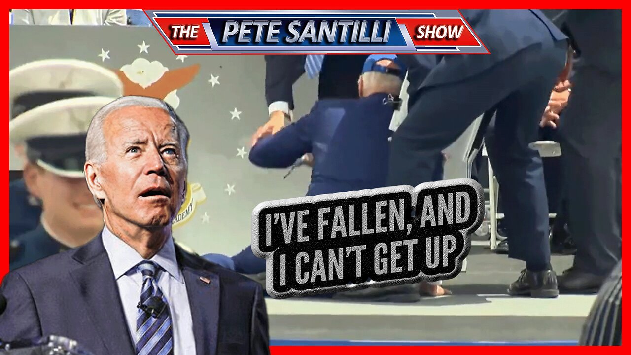 JOE BIDEN IS AN ABSOLUTE MESS…DAZED, CONFUSED, “FALLEN & CAN’T GET UP”