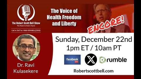 ENCORE! A Sunday Conversation with Dr. Ravi Kulasekere - Gardening, Northern Lights, and Health Freedom - The RSB Show 12-22-24