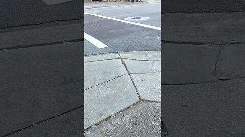 Bus covering in front of 1-headlight brown Impala Gang Stalking