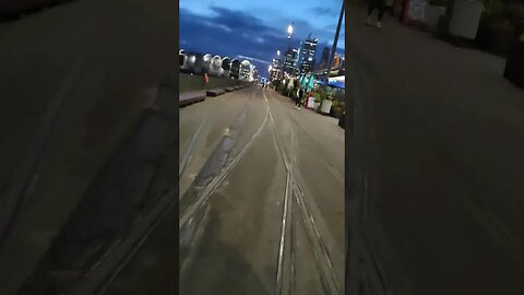 Viaduct Harbour tram lines