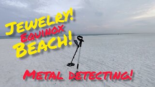 Metal Detecting Florida Beach • Treasure Hunt • Search 4 Gold & Silver Jewelry • Equinox • Coins