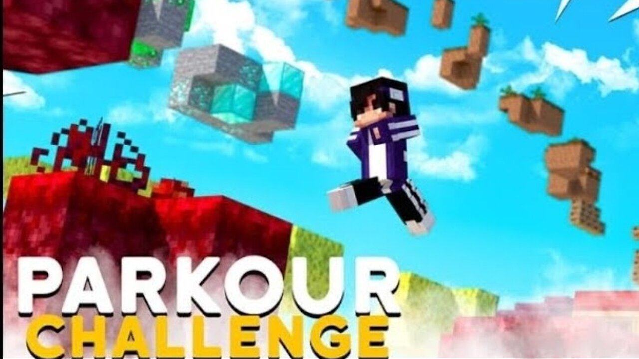 Minecraft Parkour challenge with Friends