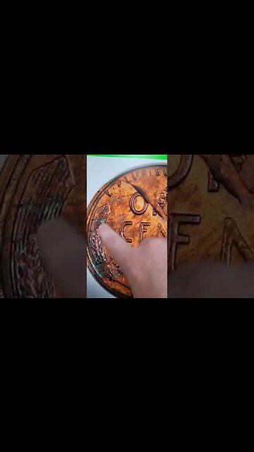 1958 Double Struck Penny Coin! #coins #money