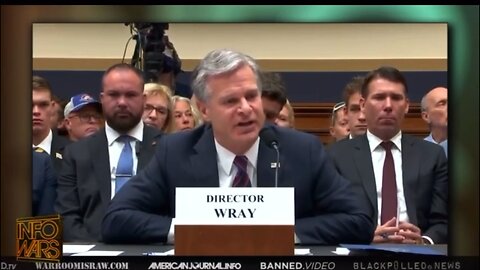 Christopher Wray has had a rough week defending the establishments corruption…