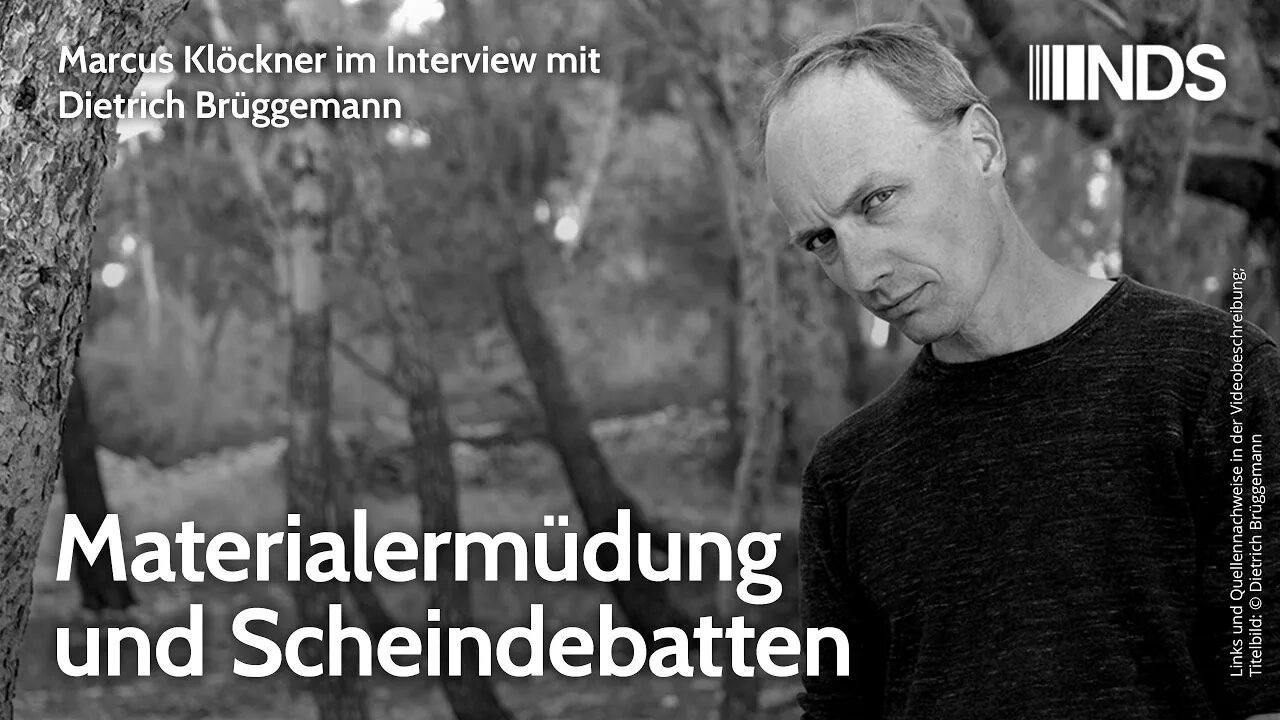 Materialermüdung und Scheindebatten | Interview mit Dietrich Brüggemann | NDS-Podcast