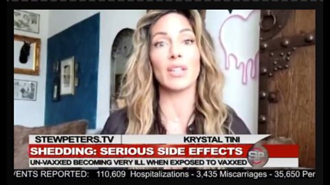Bloody discharge! Actress Krystal Tini suffers blood clots when around Vaxxed and Boosted!!!