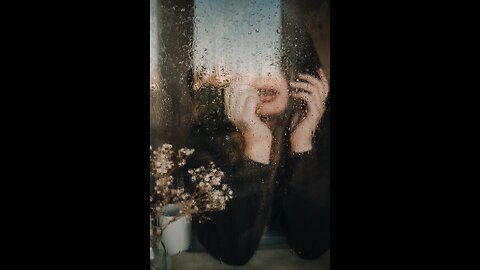 Ep 8 Fall asleep fast to rain on tin roof flower in window background helps putting baby to sleep