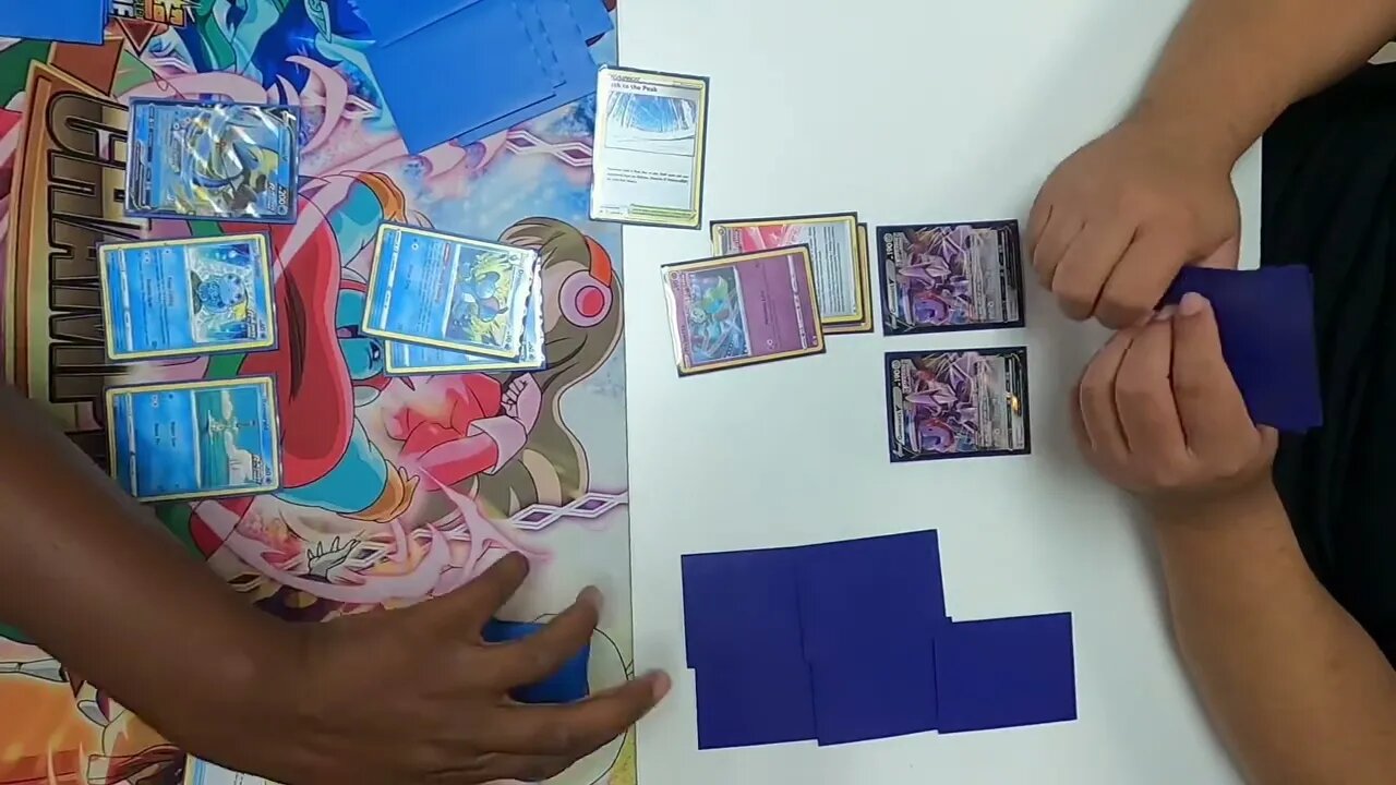 Inteleon VMAX vs Mew VMAX at @PocketSloths | Pokemon TCG