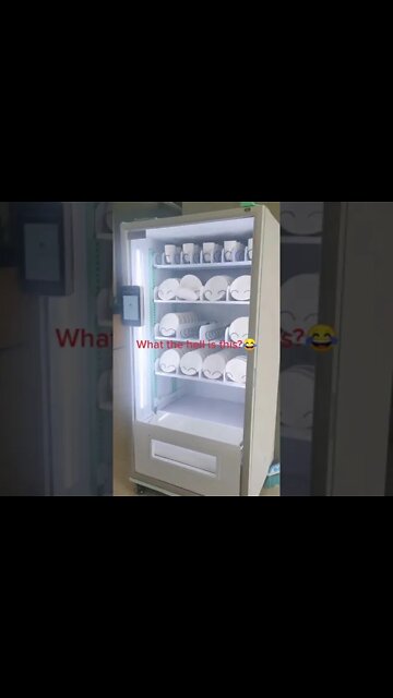 Glass dishes vending machine #shorts