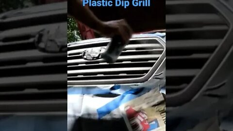 plastic dip grill subaru outback diy #subaru #grill