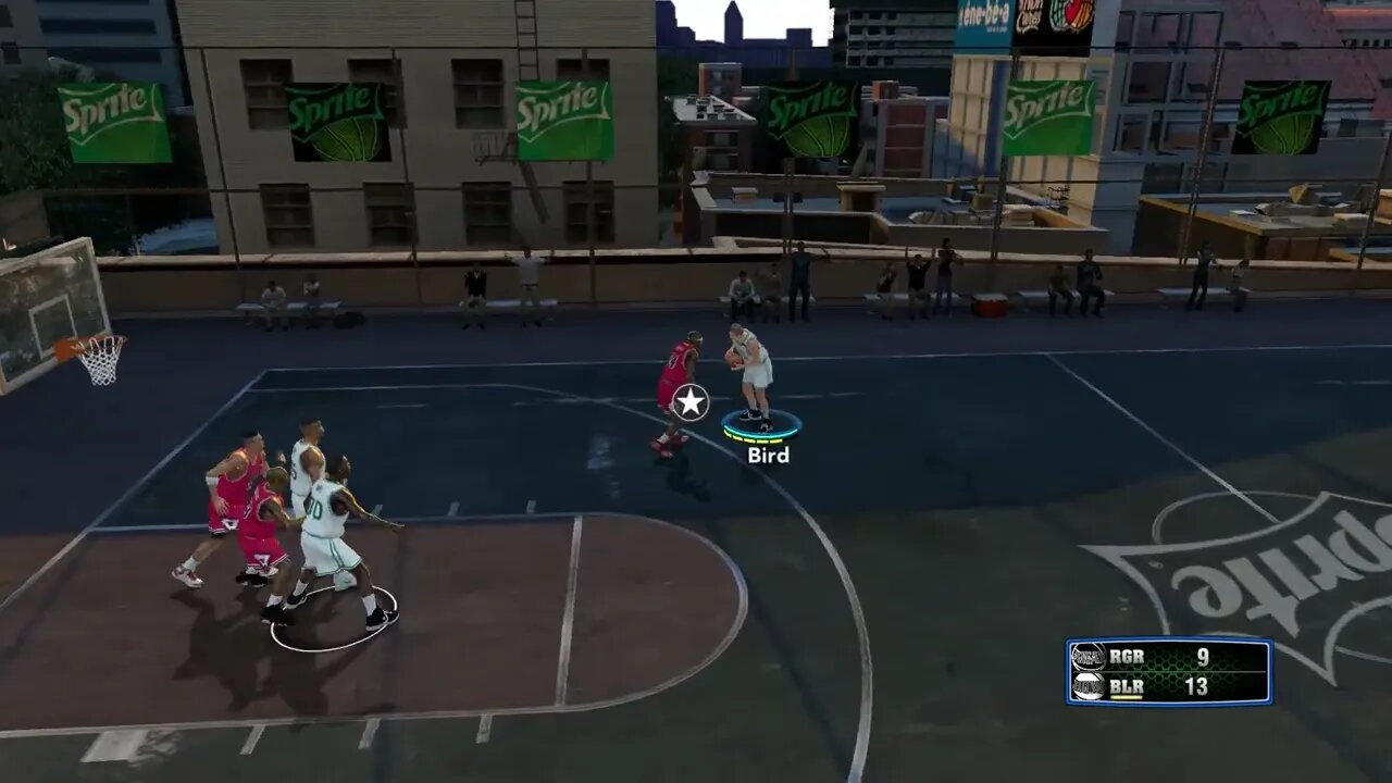 3 on 3: Larry Bird, Len Bias and Reggie Lewis vs Michael Jordan, Scottie Pippen and Horace Grant