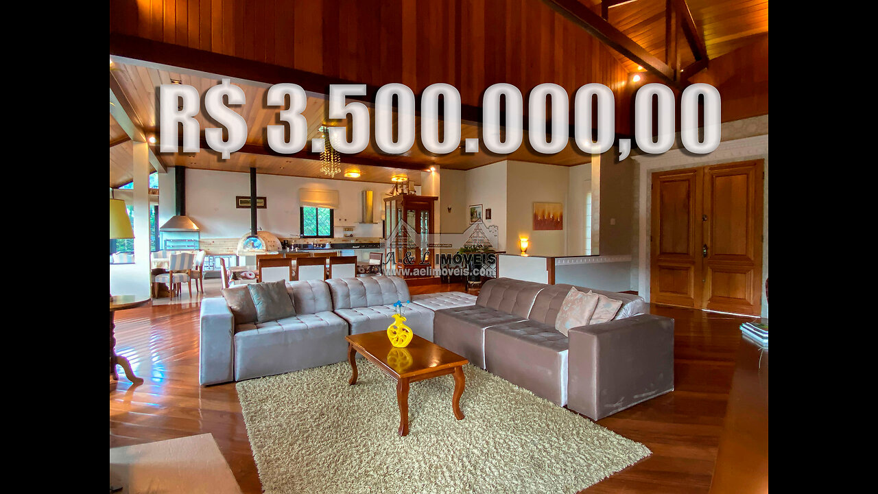 Beautiful house for sale in Brazil | Casa à venda em Campos do Jordão com 05 suítes - Ref. 144