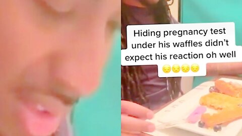 she hid her pregnancy test in his food