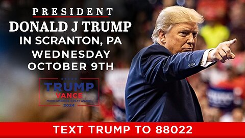 LIVE: President Trump in Scranton, PA