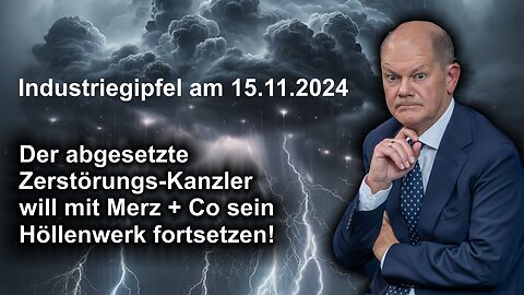 Der abgesetzte Zerstörungskanzler will mit Merz + Co. sein Höllenwerk fortsetzen